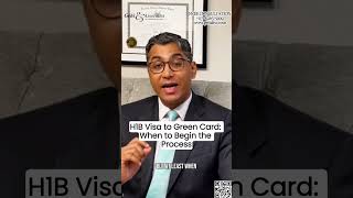 H-1B Visa to Green Card: When to Begin the Process | US/NYC Immigration Lawyer #h1bvisa #greencard