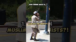 "What's Wrong With You?" 😱🔥MUSLIM Confronts ISLAMOPHOBE but then this happened❗ #shorts