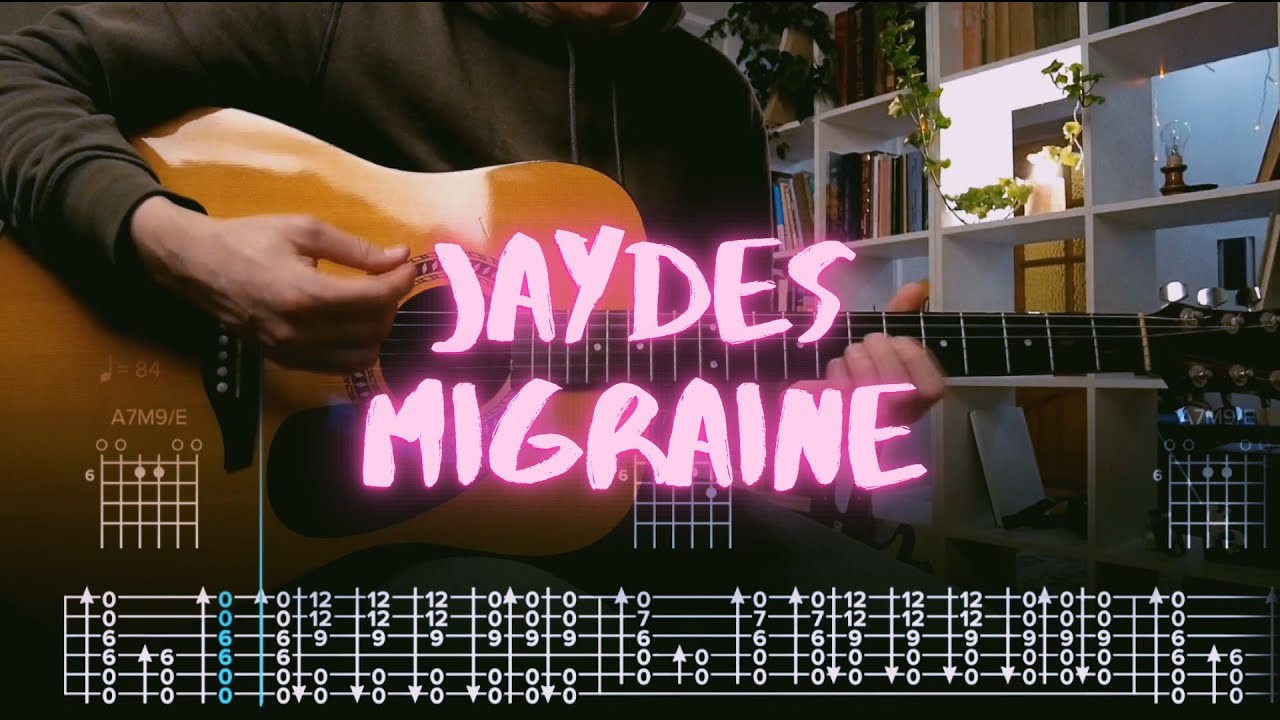Migraine Jaydes сover Guitar Tab Lesson Tutorial Youtube