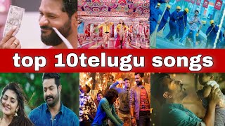 Top 10 Most Viewed South Indian Songs | Telugu, Tamil, Malayalam, Kannada Songs.