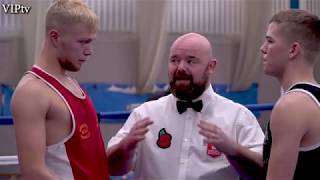 Curtis Fitzsimmons (Middleton Select) v M Parrott (Salisbury ABC NAGBC 75kg Pre Q-Finals 2019.