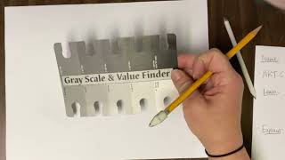 Shading for beginners! Blending a Value Scale with Graphite Pencil