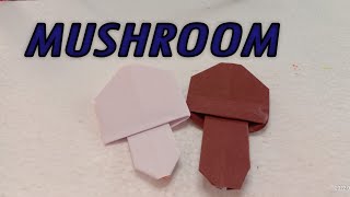How to make a paper mushroom easy | Fly agaric origami | How to make a paper mushroom for beginner