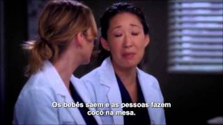 - Grey's Anatomy 9x21 - Meredith and Cristina 9x21 - Poop Talk Grey's anatomy -