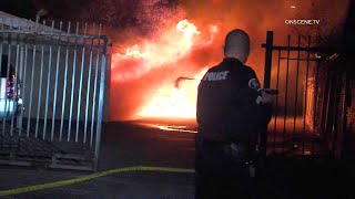 Suspicious Fire Destroys 2 Vehicles | Pomona