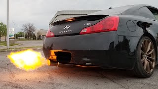 ISR single exit LOUD cold start with ART pipes | infiniti G37 coupe