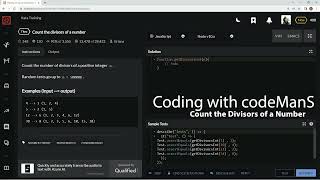 (SCRAPPED) Codewars 7 kyu Count the Divisors of a Number JavaScript