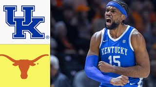 Kentucky Wildcats vs Texas Longhorns FULL GAME | Feb 15, 2025 | Men's College Basketball