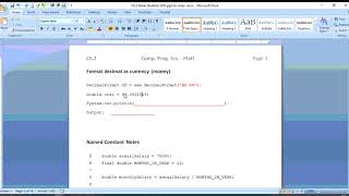 Using DecimalFormat class for currency
