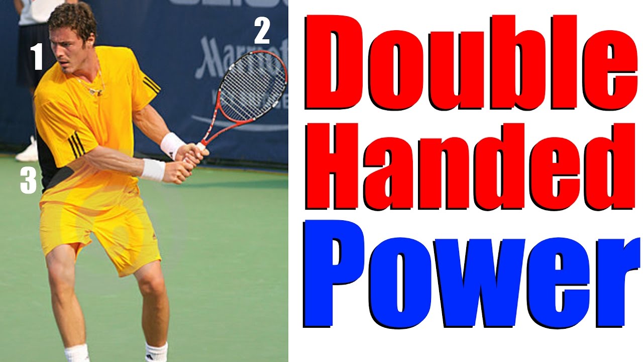 Tennis Double Handed Backhand Technique - Two Steps To Extra Power ...