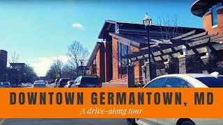 Downtown Germantown, MD | A driving tour around downtown Germantown, Maryland! (2021)