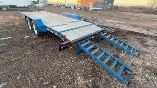 Flat Deck Trailer, Lot 788, Freedom RV Auction