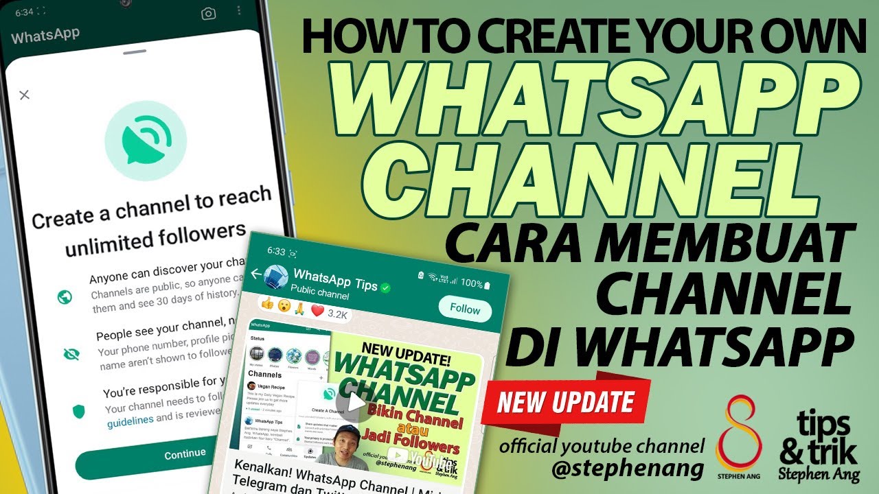 Cara Membuat Channel Di Whatsapp Create Your Own Channel On Whatsapp