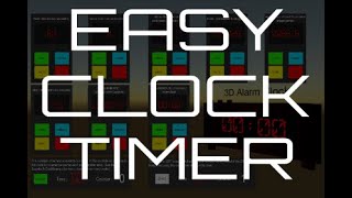 Easy Clock Timer - Unity Asset