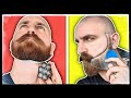 How to Trim Cheek Line & Neck Line with a Rotary Razor | EASY & FAST