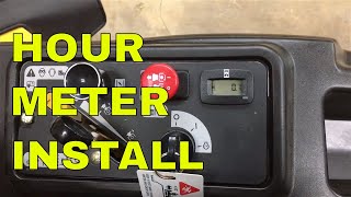 HOUR METER INSTALLATION ON HUSTLER RAPTOR