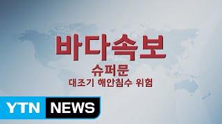 [바다속보]  슈퍼문 대조기 태풍의 영향 더해져 빠르면 12일부터 높아져 해수면 침수 주의 / YTN