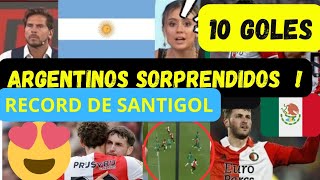 ARGENTINOS EXPLOTAN X SANTIAGO GIMENEZ !! RECORD 10 GOLES EN 7 CHAQUITO SIGUE ON FIRE |REACCION