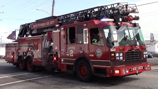 North Wildwood Fire Department Ladder 2 Ambulance 2-1 Wildwood Ambulance 3-3 Responding 2-27-21