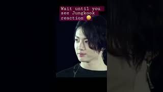 JK's reaction When interpreter translates heartfelt speech to 2 words 😂#bts #jungkook #shorts