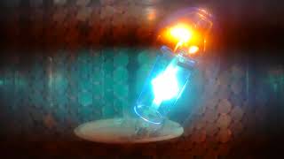 microwaving a Westinghouse 100w metal halide bulb.