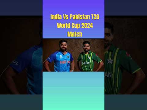 India Vs Pakistan T20 World Cup 2024 Match Date #shorts #indvspak # ...