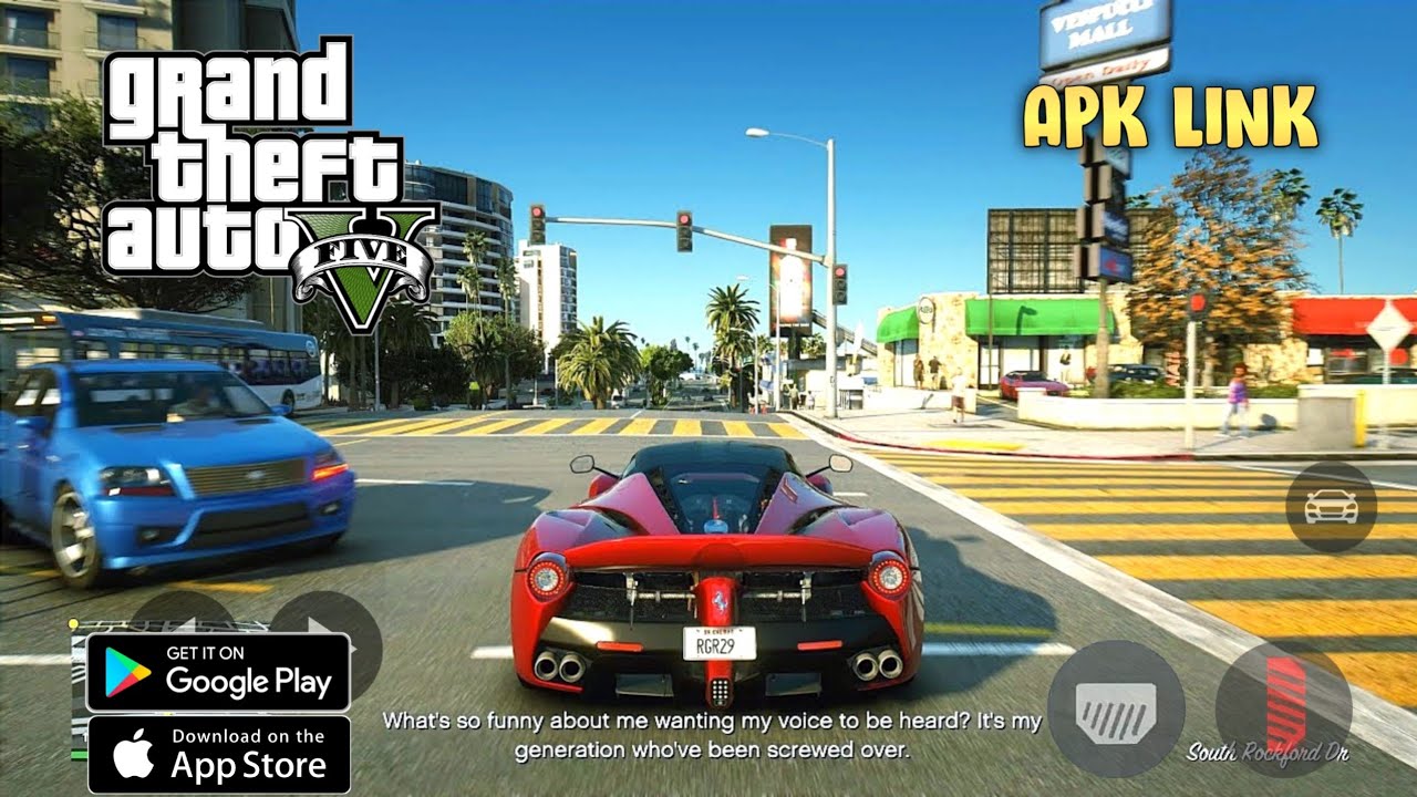 GTA 5 Mobile With Online RP - Android Beta Gameplay | New GTA V Android ...