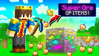 Minecraft But You Have Super OP ORES !!