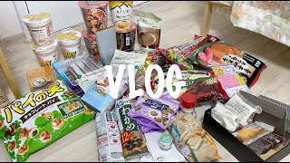 VLOG 브이로그 |  일본 친구가 보내준 선물 언박싱 하고(TMI 폭발) 이마트에서 장보고 라면먹고 헬스가서 1:1 개인 PT 끊는 다정이의 일상 브이로그(小夏からのプレゼント🎁)