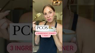 🥗PCOS 3 Ingredient Dinner! *Trader Joes Edition* 🍽️  #recipe #pcos #easyrecipe