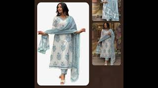 Nermosa Cotton Block Printed Kurta Set – Stylish \u0026 Affordable Ethnic Wear!