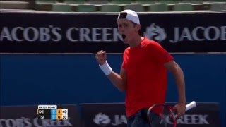 Alex De Minaur v Stefanos Tsitsipas highlights (Junior Boys Singles - QF) | Australian Open 2016