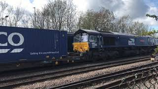 DRS 66421 ON 4V44 TESCO AT GLOUCESTER 12/04/21