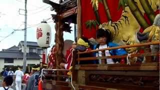 千葉県南房総市　千倉白子・丸山安馬谷祭り　平成２４年10月７日（日）