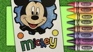 Learn Colors in Italian - Coloring for Kids - How to Color Mickey Mouse