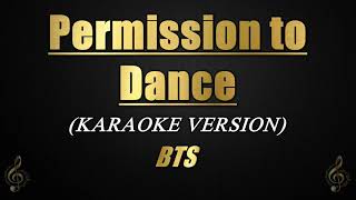 Permission to Dance BTS Karaoke Instrumental Cover