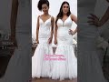 Same Mermaid Wedding Dress, Different Sizes #SHORTS