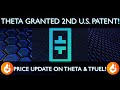 THETA - GRANTED 2ND U.S. PATENT! - PRICE UPDATE & TFUEL