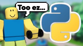 Roblox Developer Tries Python...