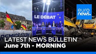 Latest news bulletin: June 7th 2024 Morning | euronews 🇬🇧