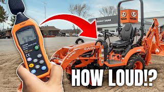 Kubota BX2380/BX23S - How Loud is it? (Hard Cab, Soft Cab and No Cab)