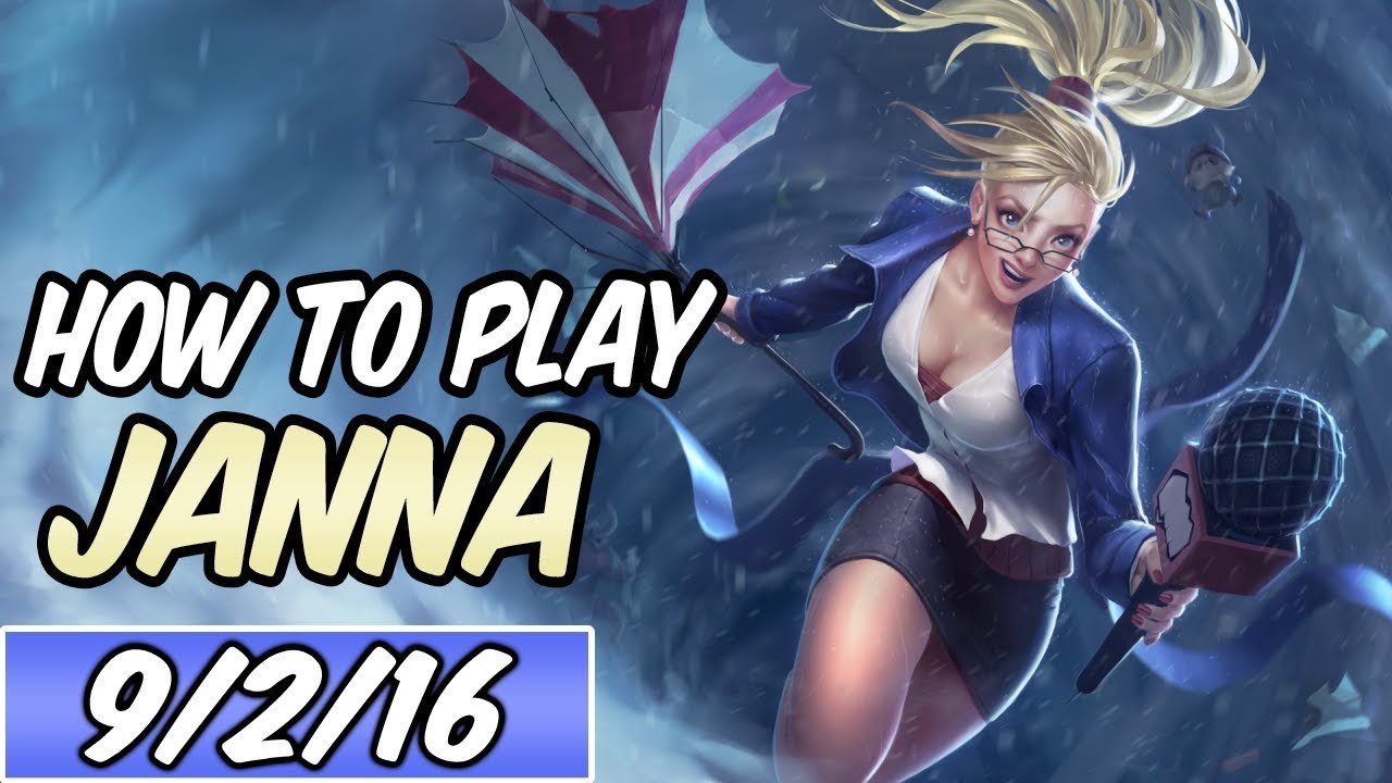 HOW TO PLAY JANNA | Build & Runes | Diamond Commentary | Forecast Janna ...