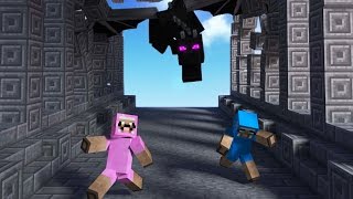 Explodingtnt Vs Pink Sheep Minecraft Parkour Race - pink sheep roblox prison life