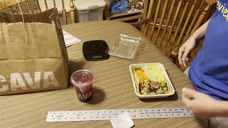 Review of CAVA Lemon Chicken Bowl, Kids Meal, Greystone Brownie and Stock Price