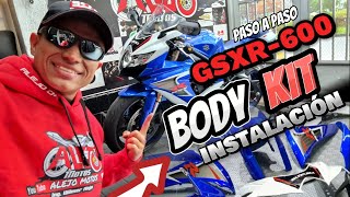 ENSAMBLE DE CARENADOS 🔧/ GSXR-600 / 💯 BODY KIT ASSEMBLY 💯/ Instalación paso a paso / How To Install