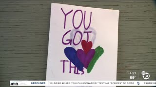 La Jolla Country Day School Students Create Cards for Wildfire Victims