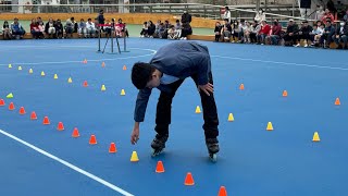 113年第21屆總統盃全國溜冰錦標賽大專社會男子組個人花式繞樁-3rd侯鈞諺