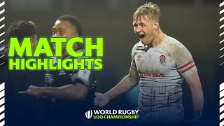 DOMINANT performance | England v Fiji Highlights | World Rugby U20 Championship