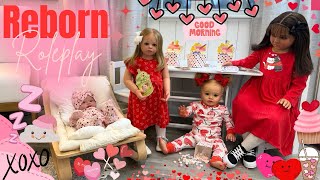 Reborn Doll Roleplay ❤️ Valentine Special ❤️ with Evening \u0026 Morning Routines #reborndolls