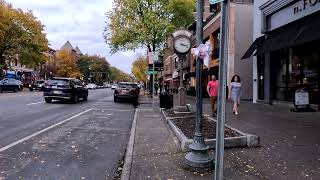 (4k) Broadway in Autumn Spring Street to Lake Ave Walk About Saratoga # 107 October 25th 2022